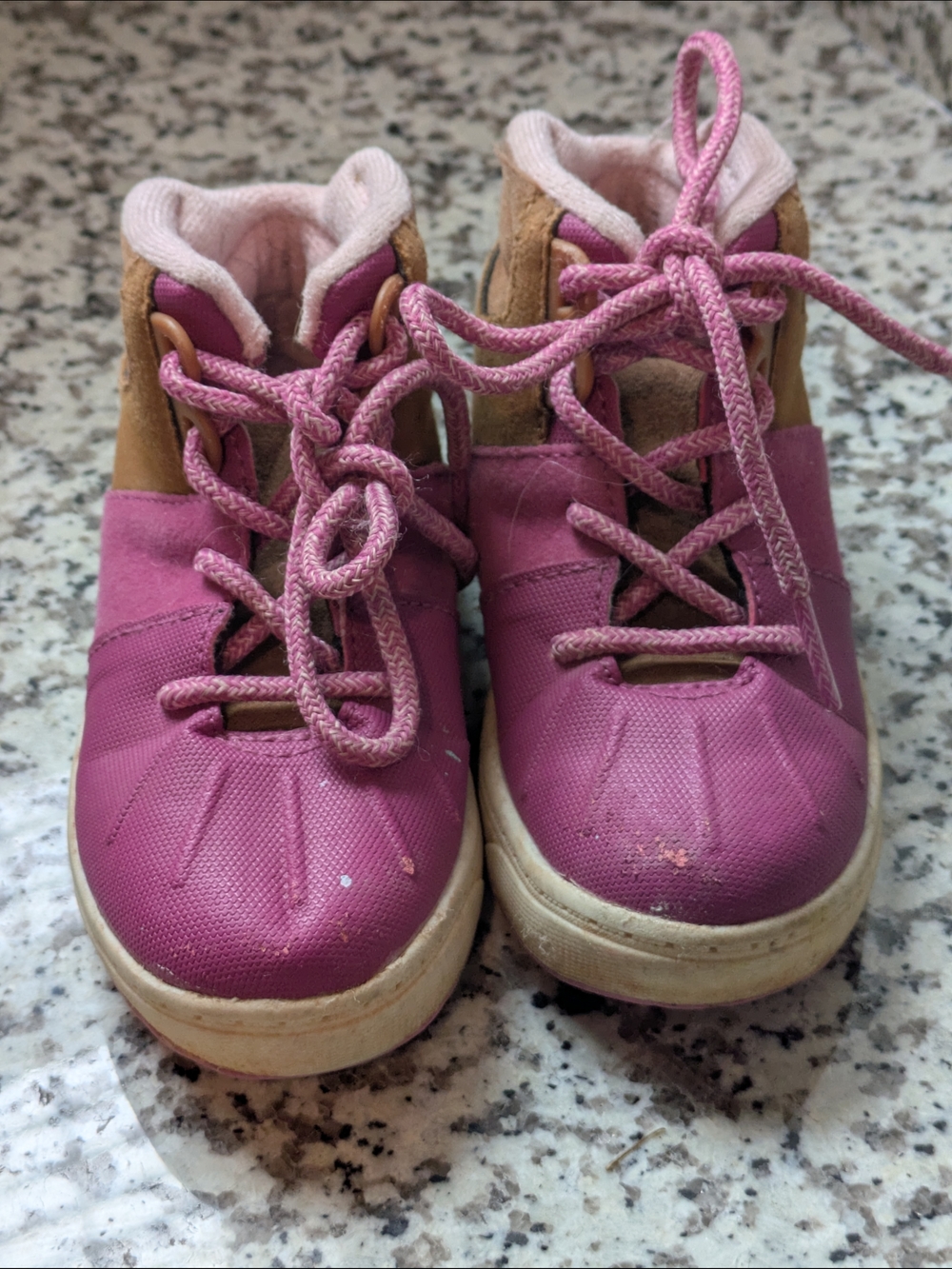 OshKosh B'gosh Pink and Tan Kids Boots